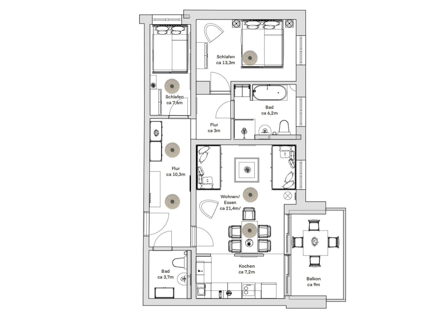 Pineapple Apartments Dresden Zwinger V - 78 Qm - 1X Free Parking Zewnętrze zdjęcie